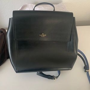 Kate Spade, Black Backpack/Purse